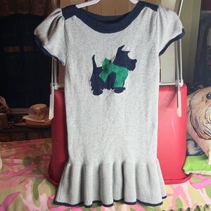 Gymboree Blue and Green Dog Sweater